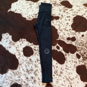 Salty Savage Knee Smiley Leggings